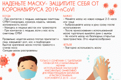 Наденьте маску, защитите себя